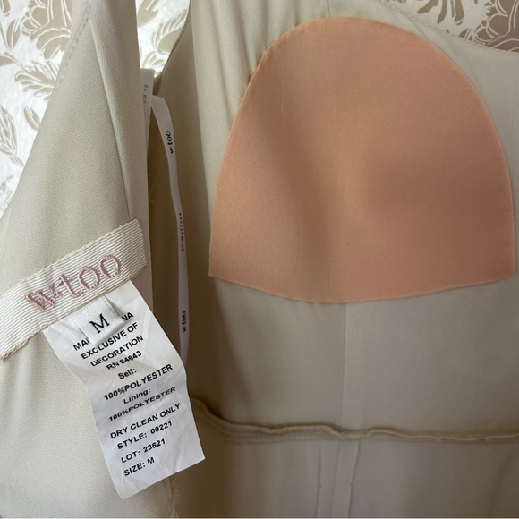 NWT Wtoo by Watters Bridesmaid Dress Style 00221 | Size M | Color Sugar - Picture 9 of 9